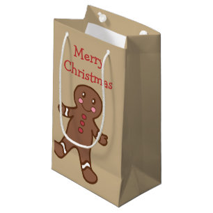 Pequeña Bolsa de regalo para niños Navidades de pan de jen