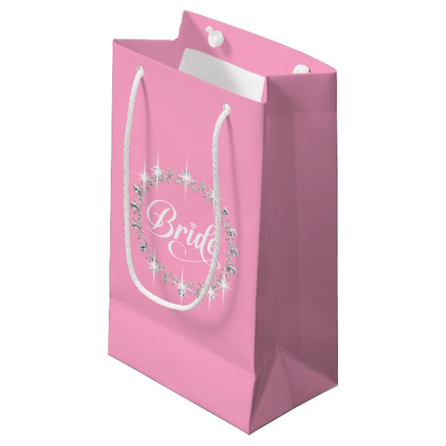 Pequeña Bolsa de regalo para novia de boda (Angulo Anverso)