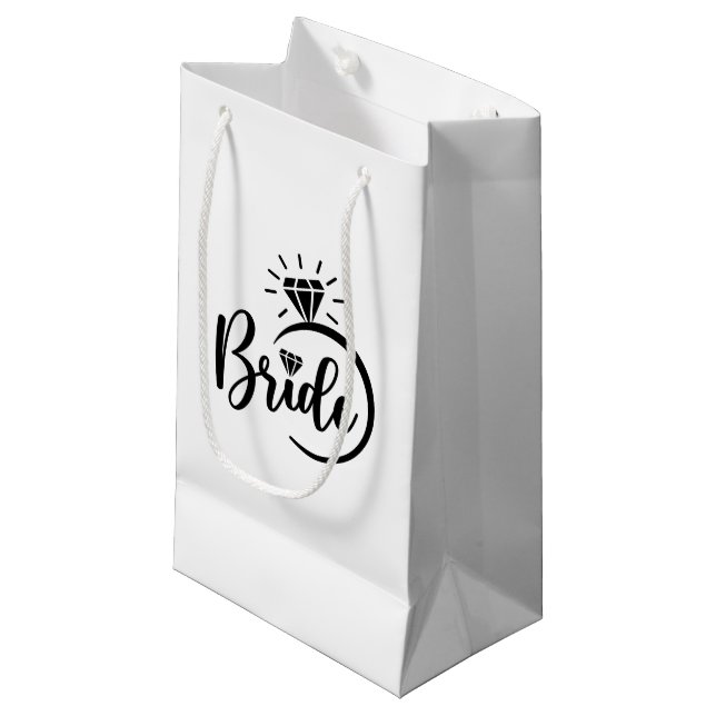 Pequeña Bolsa de regalo para novia de boda (Angulo Anverso)