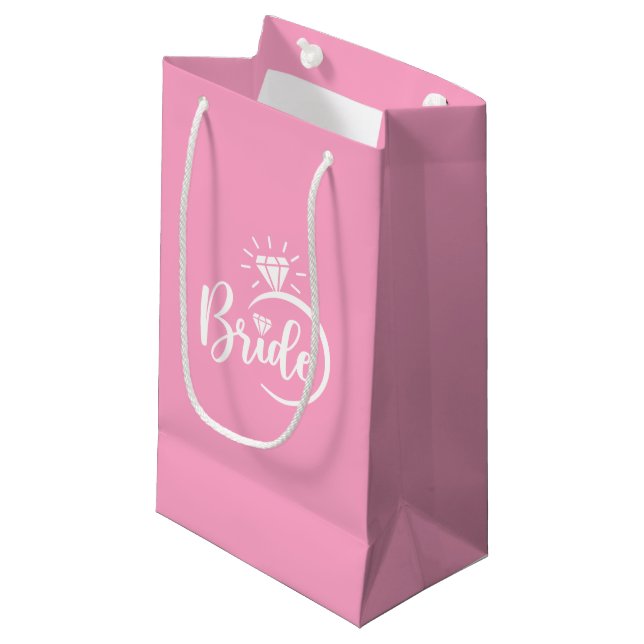 Pequeña Bolsa de regalo para novia de boda (Angulo Anverso)