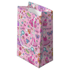 Pequeña Bolsa de regalo para princesas rosadas
