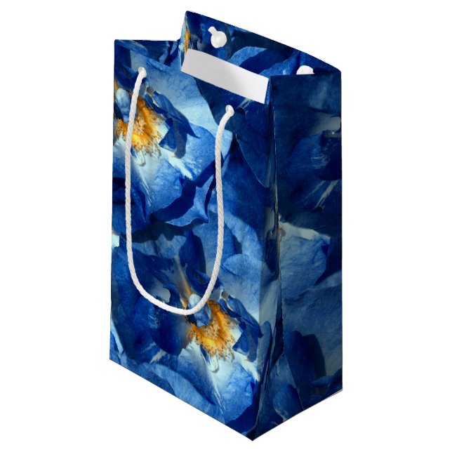 Pequeña Bolsa de regalo para rosas azules (Angulo Anverso)