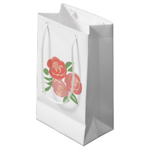 Pequeña Bolsa de regalo para Rosas de Apricot