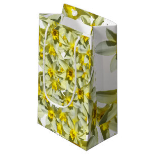 Pequeña Bolsa de regalo personalizada con foto de narcisos