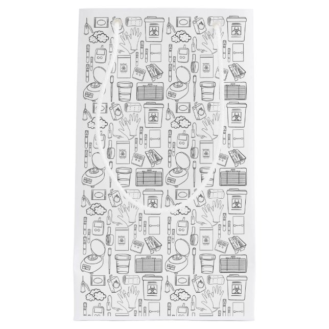 Pequeña Bolsa de regalo Phlebotomy, bolsa de regalo de Lab (Anverso)