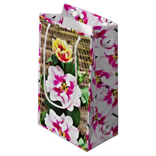 Pequeña Bolsa de regalo Sm Tulipanes rosa/amarillo