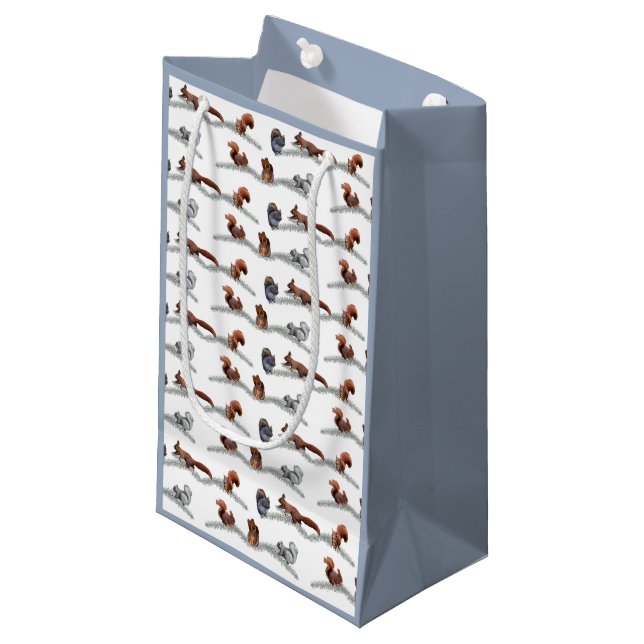 Pequeña Bolsa de regalo Squirrel Frenzy (Angulo Anverso)