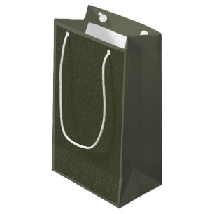 Pequeña Bolsa de regalo verde de dos tonos Moss (Personali