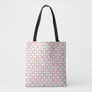 Pequeña bolsa de rosas rosadas