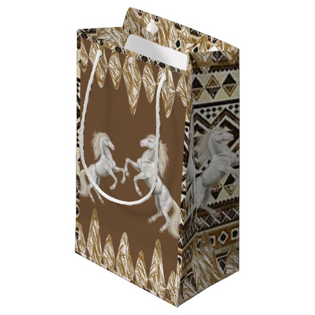 Pequeña Caballo de bolsa de regalo (Angulo Anverso)