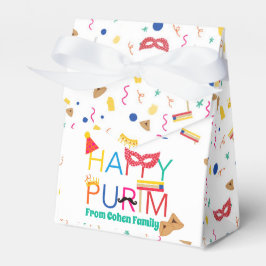 Pequeña caja de manufactura de Purim mishloah