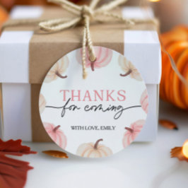 Pequeña Calabaza Girando Un Cumpleaños etiqueta de