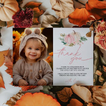 Pequeña Calabaza Girando Un Cumpleaños Tarjeta De