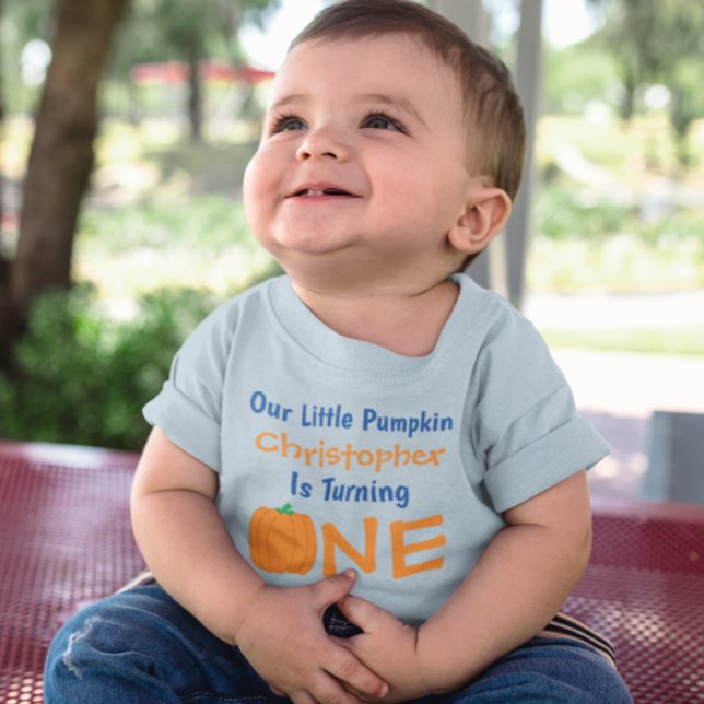 Pequeña Calabaza Primera Camiseta de cumpleaños (Subido por el creador)