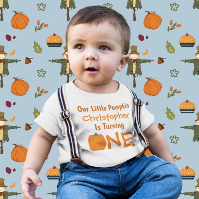 Pequeña Calabaza Primera Camiseta de cumpleaños (Subido por el creador)