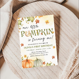 Pequeña Calabaza Primera Invitación a la fiesta de