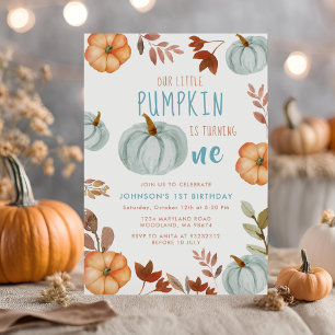 Pequeña Calabaza Primera Invitación a la fiesta de