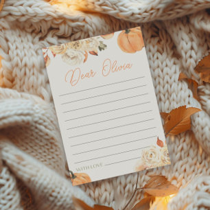 Pequeña Calabaza Primera Tarjeta de la Cápsula de 