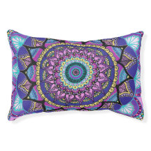 Pequeña cama del perro de la mandala