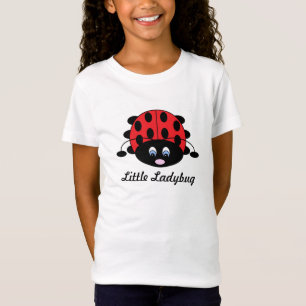 Pequeña camisa de la mariquita para los chicas