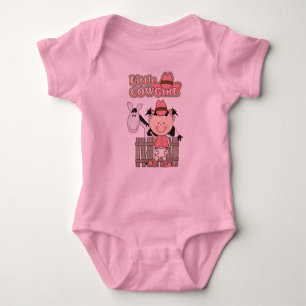 Pequeña camisa de la vaquera w/Horse de la