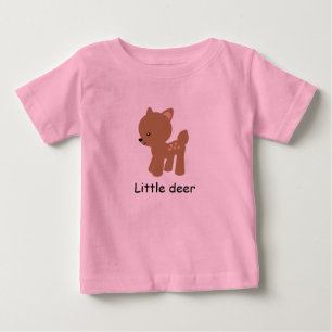 Pequeña camisa del bebé de los ciervos