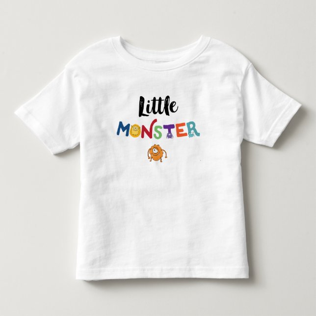 Pequeña camisa del cumpleaños del monstruo (Anverso)