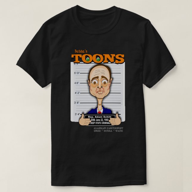 PEQUEÑA Camiseta ADAM SCHIFF (Diseño del anverso)