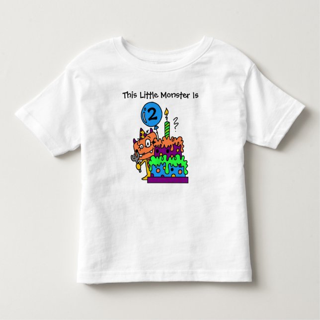Pequeña camiseta adaptable del cumpleaños del (Anverso)