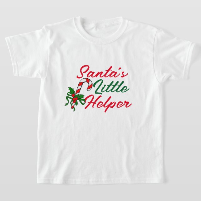 Pequeña camiseta auxiliar de Santas - Navidades fa (Distribución)
