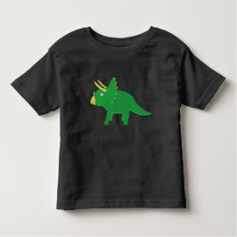 Pequeña camiseta con un triceratops personalizado