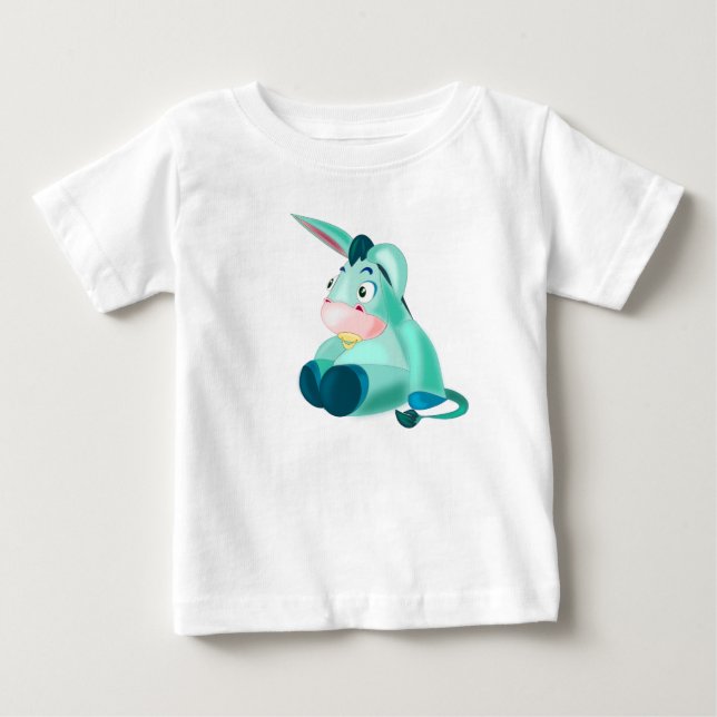 Pequeña Camiseta de bebé de burro - Pintura (Anverso)