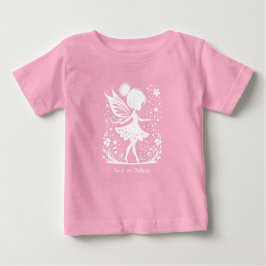 Pequeña Camiseta De Bebé Floral De Hada