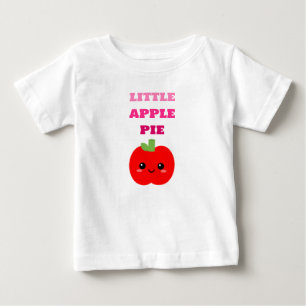 Pequeña Camiseta de bebé gráfica linda de tarta de