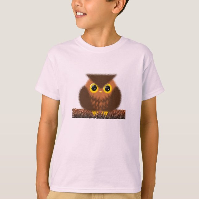 Pequeña camiseta de búho (Anverso)