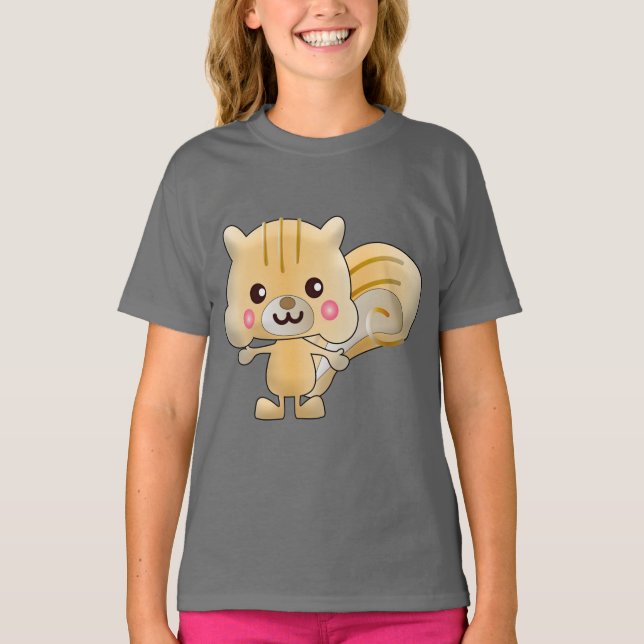 Pequeña camiseta de Chicas Personalizados Pokémon (Anverso)