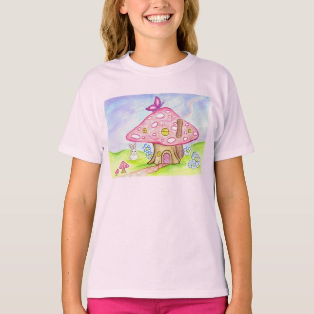 Pequeña camiseta de hongos (Anverso)