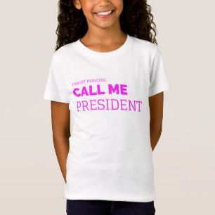 Pequeña camiseta de la Srta. presidente