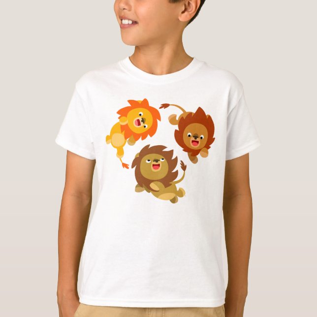 Pequeña camiseta de leones Personalizados sin peso (Anverso)