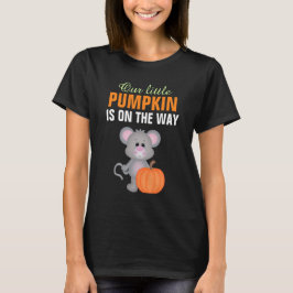 Pequeña camiseta de maternidad de calabaza