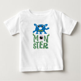 Pequeña camiseta de Monstruo Cute