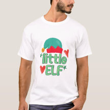 Pequeña camiseta de regalo de Navidad de Elf
