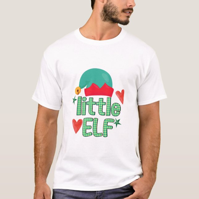 Pequeña camiseta de regalo de Navidad de Elf (Anverso)