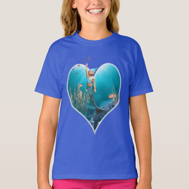 Pequeña camiseta de sirena (Anverso)