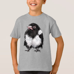 Pequeña camiseta de urraca