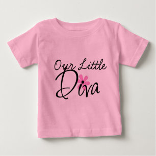 Pequeña camiseta del BEBÉ de la diva