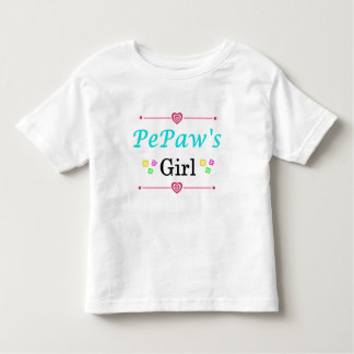 Pequeña camiseta del Chica de PePaw