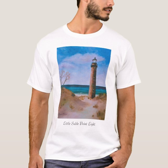 Pequeña camiseta del faro del punto del Sable (Anverso)