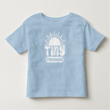 Pequeña camiseta divertida para niños de Tornado T