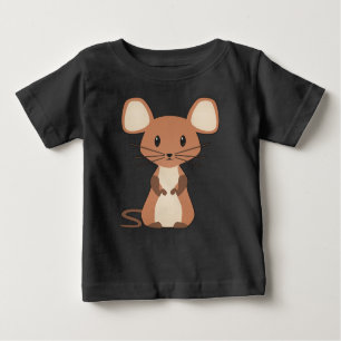 Pequeña camiseta para niños con ratón
